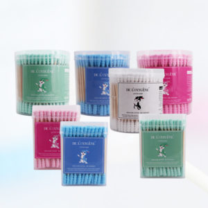 colorful cotton buds
