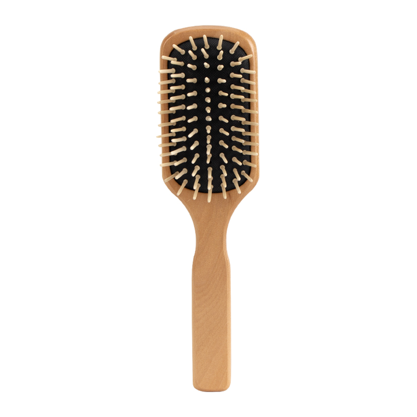 Massage Scalp Natural Wooden Hair Brush - bambooandwood