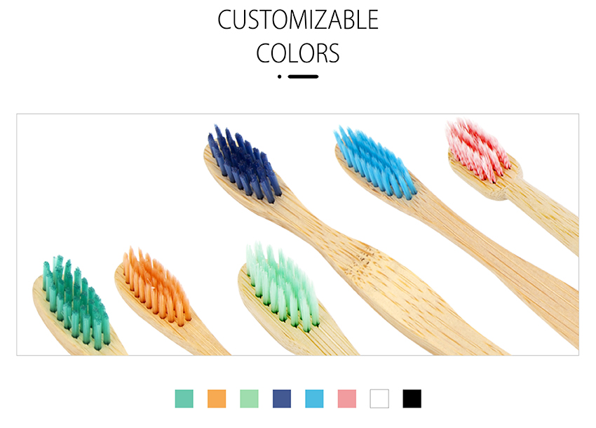 bamboo toothbrush custom color