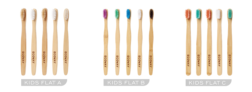 kids toothbrush flat